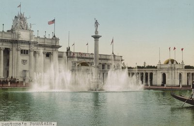 海王星的喷泉，密西西比州博览会，1898年 作者 底特律摄影公司