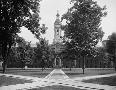 Nassau Hall，普林斯顿大学，新泽西州，c.1903 作者 底特律出版公司