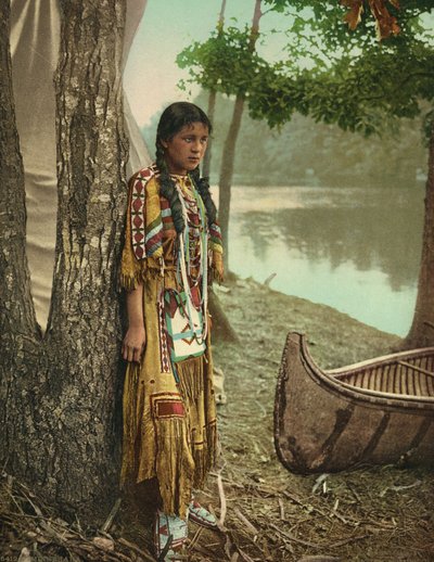 Minnehaha，c.1904（photochrom） 作者 Detroit Publishing Co.