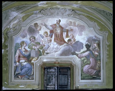 The Apotheosis of St. Ignatius of Loyola (c.1491-1556) from the Refectory 作者 Diacinto Fabbroni