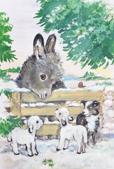 Farmyard Friends，1996（wc） 作者 黛安·马蒂斯