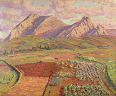 风景（布面油画） 作者 Diario或Dario de Regoyos y Valdes