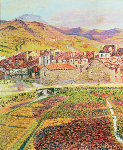 乡村 作者 Diario或Dario de Regoyos y Valdes
