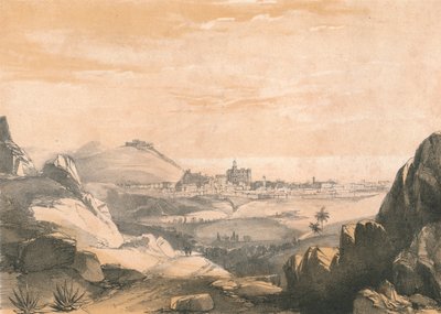 马拉加，来自埃尔米塔斯"，约1850年。 作者 Dickinson Brothers