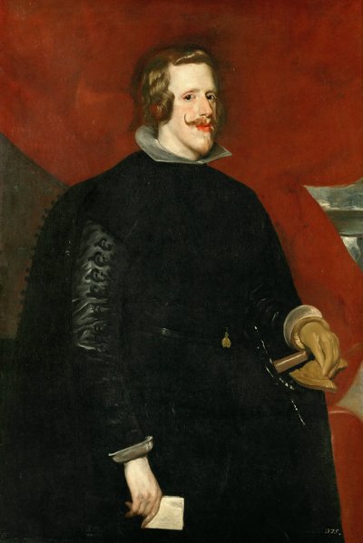 巴洛克风格:西班牙菲利普四世的肖像 par Velazquez, Diego (1599-1660) 作者 迭戈委拉斯开兹