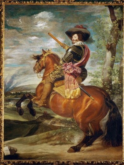 马背上的孔德·杜克·德奥利瓦雷斯（Conde Duque de Olivares） 作者 Diego Velázquez
