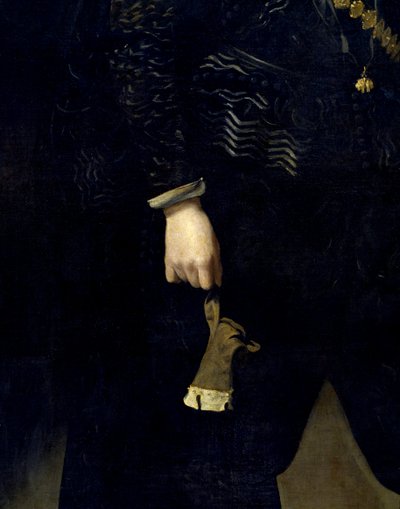 婴儿唐卡洛斯 唐卡洛斯 (1607-1632) 的肖像，菲利普四世国王的兄弟。 细节。 Diego Rodriguez de Silva y Velazquez di Diego Velasquez (1599-1660) 的绘画 作者 迭戈委拉斯开兹