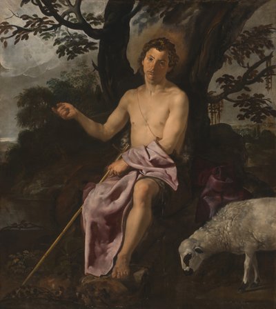 荒野中的施洗者圣约翰，约1622年。 作者 Diego Velasquez