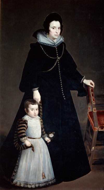 Dona Antonia Ifenarrietta和她的儿子，1631年 作者 迭戈委拉斯开兹