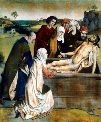 埋葬》，1450年代 作者 Dieric Bouts