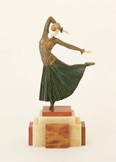 Ayouta"（金彩绘鎏金青铜和象牙） 作者 迪米特里奇帕鲁斯
