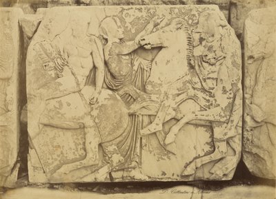 [雅典 - 雕塑碎片，帕台农神庙门楣］ 作者 迪米特里奥斯·康斯坦丁