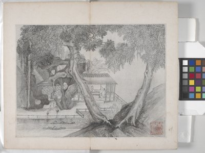 山水画册（水墨纸本） 作者 丁云鹏