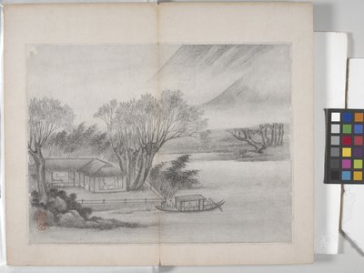 山水画册（纸本水墨画） 作者 丁云鹏