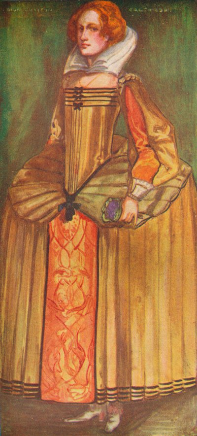 伊丽莎白时代的女人，1907年 作者 迪翁·克莱顿·卡尔斯洛普