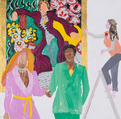 魅力，2020 年（拼贴画） 作者 