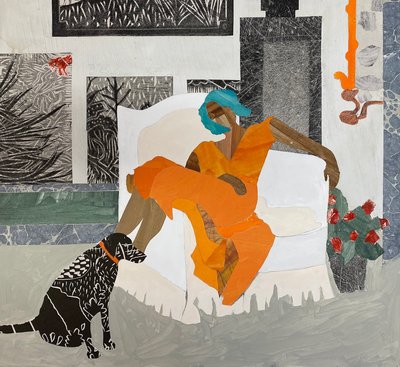 是时候出去走走了吗？拼贴画 作者 