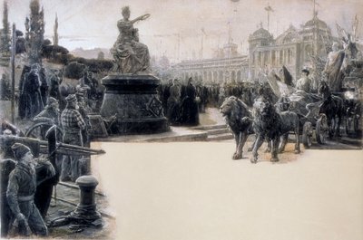Allegory of the Universal Exhibition celebrated in Barcelona in 1888, Illustration by Dionis Baixeras y Verdaguer (1862-1943) 作者 迪奥尼西奥·贝夏拉斯·维达格