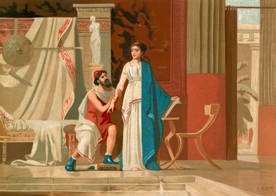 Aspasia和Pericles 作者 迪奥尼西奥·贝夏拉斯·维达格
