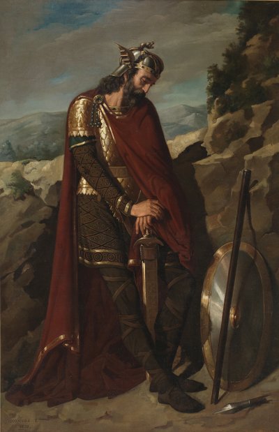 阿西拉一世（Visigothic King），1856年 作者 Dioscoro Teofilo普埃布拉·托林