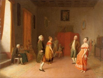 舞蹈》，约1871年 作者 Dioscoro Teofilo de la Puebla y Tolin