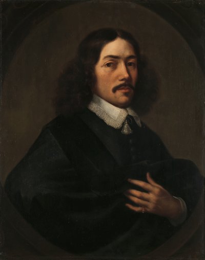 男子肖像》，被认为是巴塞洛缪斯-维尔穆伊登（1616/17-1650 年） 作者 Dirck Craey