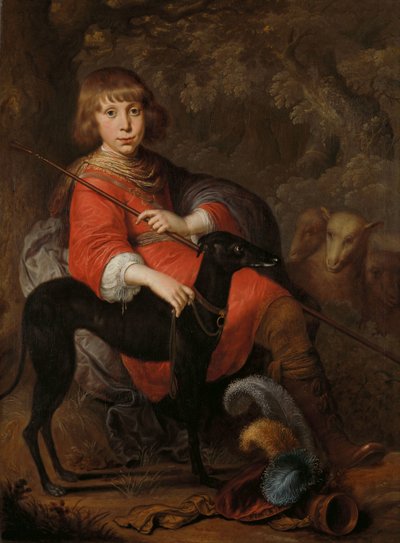 马蒂努斯·阿莱维恩的肖像 马蒂努斯·阿勒维恩 (1634-84)。 太阳 od Abraham Alewijn 和 Geertruid Hooftman 作者 迪尔克·迪尔克斯。范桑特沃特