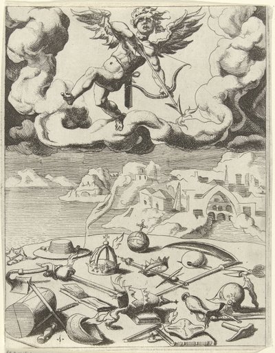 理智的爱战胜世俗的追求
彼特拉克的胜利（丛书名） 作者 Maarten van Heemskerck（可能）