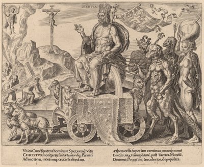 基督的胜利 作者 Dirck Volckertz Coornhert after Maerten van Heemskerck