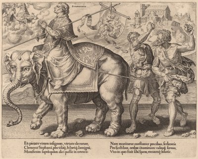 圣斯蒂芬的胜利 作者 Dirck Volckertz Coornhert 在 Maerten van Heemskerck 之后