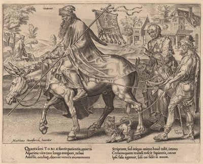 托比亚斯的胜利 作者 Dirck Volckertz Coornhert 在 Maerten van Heemskerck 之后