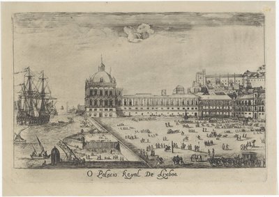 里斯本皇宫的视图 O Palacio Real de Lixboa（物体上的标题） 里斯本风光（系列标题） 作者 德克·斯托普