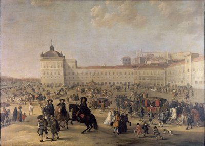 里斯本的皇宫广场Terreiro do Paço，1650年 作者 德克·斯托普