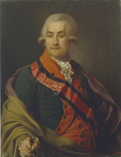 奥托·海因里希·伊格斯特罗姆伯爵的肖像1737-1817年，1790年 作者 Dmitri Grigorievich Levitsky