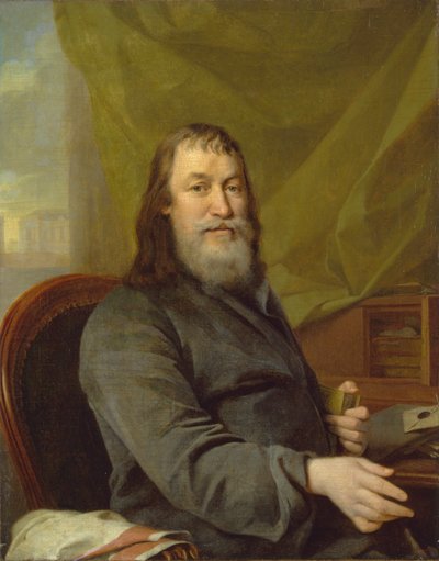 伊万·哈里托诺维奇·比利宾大帝的肖像，1801年 作者 Dmitri Grigorievich Levitsky