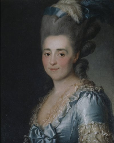 Natalia Ivanovna Melgunova的肖像，1779年 作者 Dmitri Grigorievich Levitsky