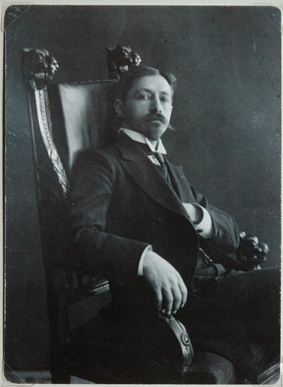 作者肖像伊凡·布宁（Ivan A.Bunin）1870-1953年，1909年 作者 德米特里·斯皮里多诺维奇·兹多布诺夫