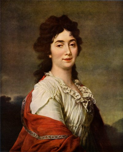 安娜·斯捷潘诺芙娜·普罗托索娃（Anna Stepanovna Protosova）肖像，1800年，1965年。 作者 Dmitri Grigorievich Levitsky