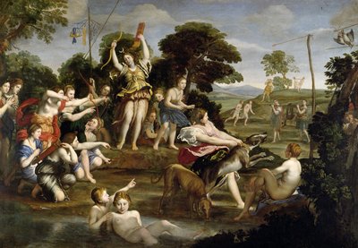 黛安娜的追捕，1616-17 作者 Domenichino