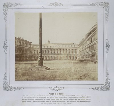 圣马可广场，c.1855 作者 多梅尼科·布雷索林（Domenico Bresolin）