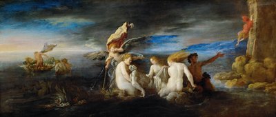 英雄悼念死者利安德角c。 1622 作者 Domenico Fetti或Feti