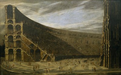 罗马圆形剧场的透视 作者 多梅尼科·加久洛（Domenico Gargiulo）