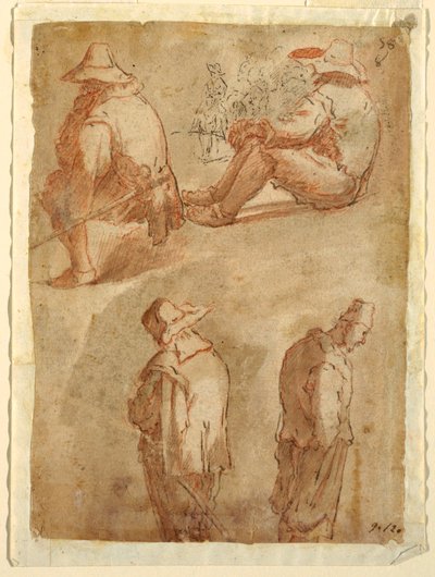 五人形象研究 作者 Domenico Gargiulo 叫 Micco Spadaro