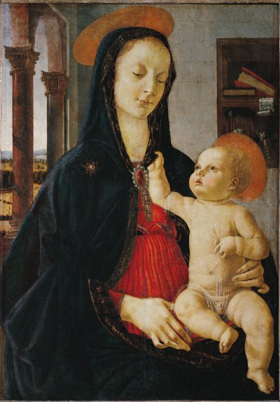 圣母与圣婴... 作者 多梅尼科·吉兰达约（Domenico Ghirlandaio）