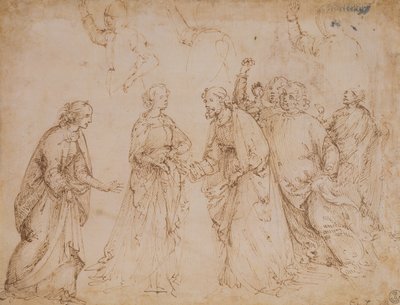 圣母的婚姻 作者 多梅尼科·吉兰达约（Domenico Ghirlandaio）
