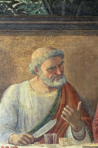 最后的晚餐，1480年 作者 多梅尼科·吉兰达约（Domenico Ghirlandaio）