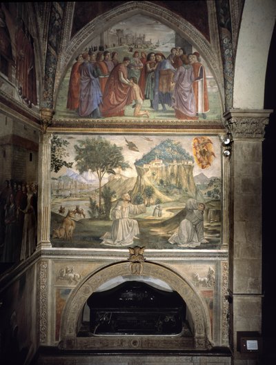 圣弗朗西斯的葬礼 作者 多梅尼科·吉兰达约（Domenico Ghirlandaio）