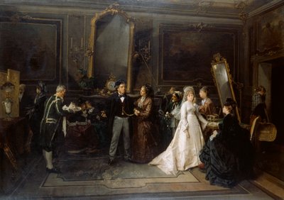 婚姻化为乌有 作者 多梅尼科·印度诺（Domenico Induno）