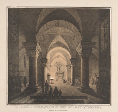 德国著名的中世纪建筑：帝国广场的圣玛格丽特教堂，1819年。 作者 多梅尼科夸利奥