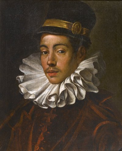 伊藤·曼西奥（Ito Mancio）肖像，约1585年。 作者 多梅尼科·罗布斯提·丁托列托